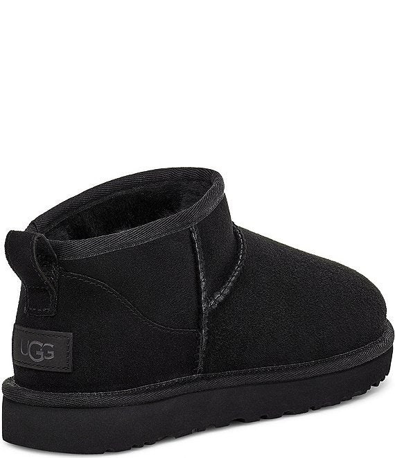 UGG CLASSIC ULTRA MINI BLACK - WOMENS
