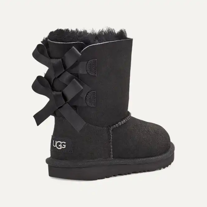 GIRLS UGG MINI BAILEY BOW-BLACK