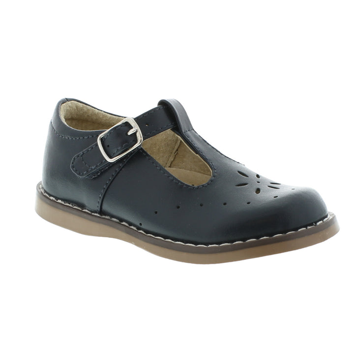 FOOTMATES SHERRY T-STRAP - NAVY