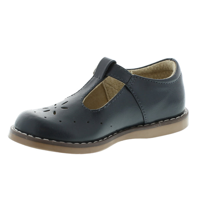 FOOTMATES SHERRY T-STRAP - NAVY