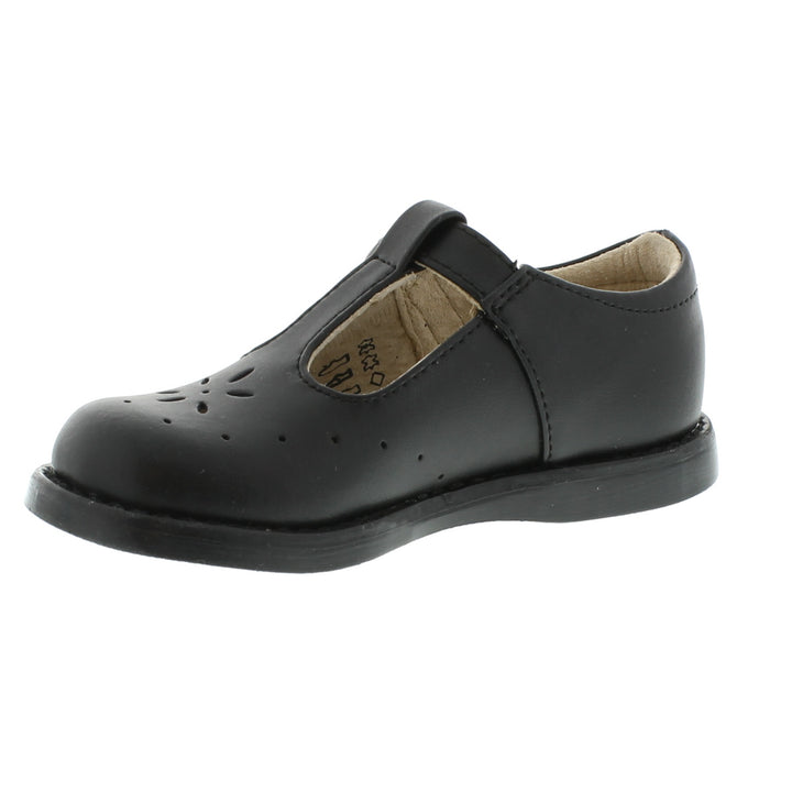 FOOTMATES SHERRY T-STRAP - BLACK