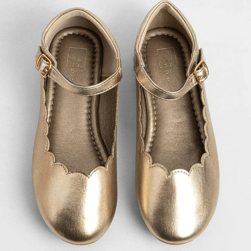 SHU SHOP LITTLE GIRL'S AGATHA MARY JANE-GOLD