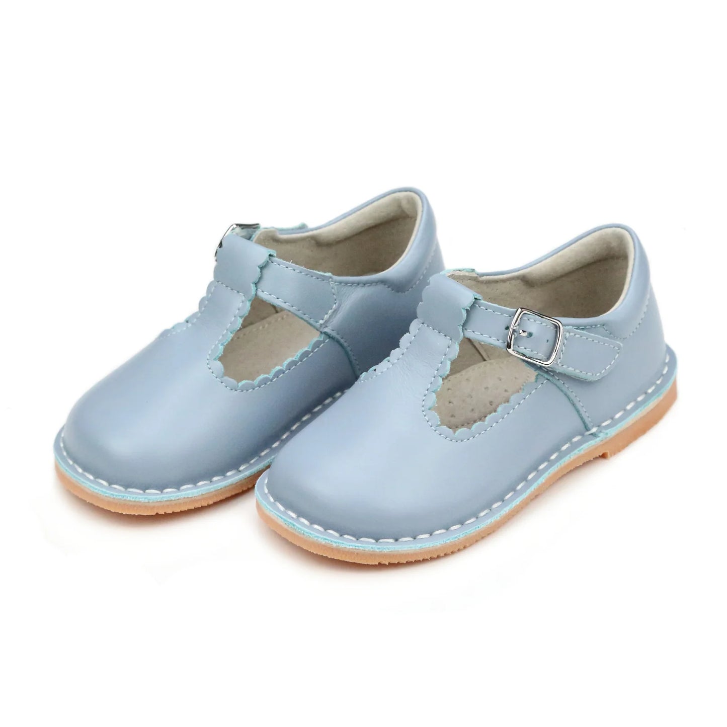 LAMOUR SELINA T-STRAP-DUSTY BLUE