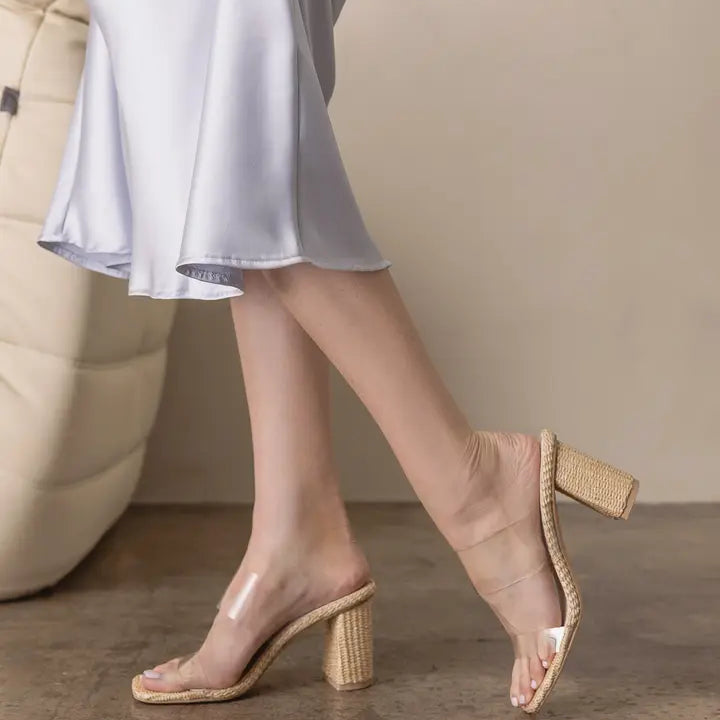 THE FRANCEE CLEAR SANDAL