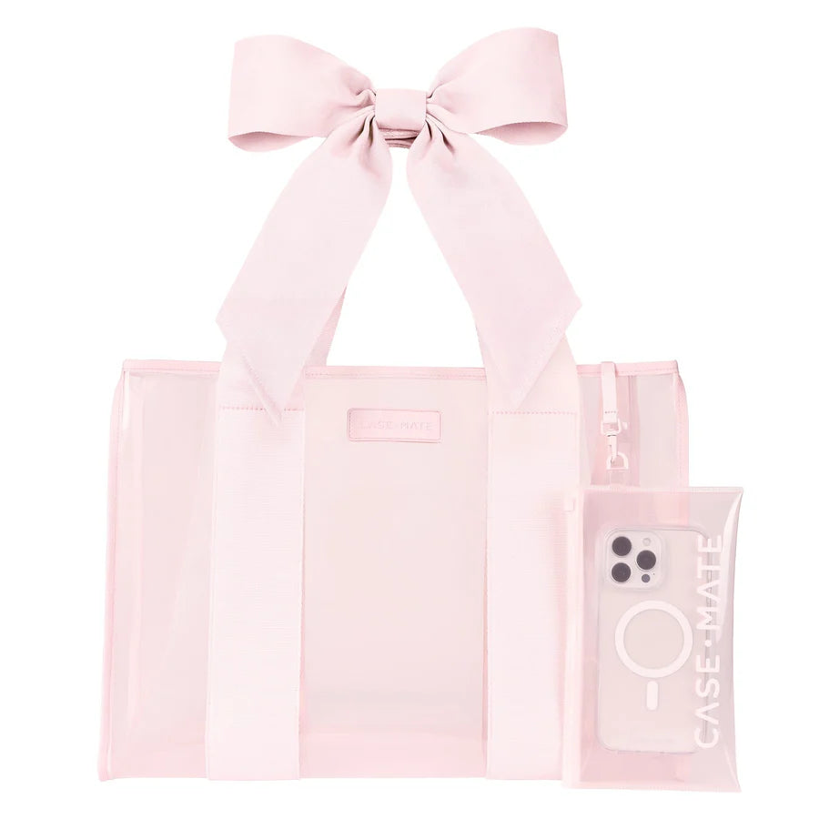Case Mate Jelly Tote Bag-Ballet Pink Bow