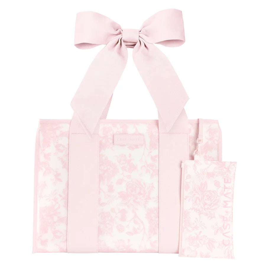 Case Mate Jelly Tote Bag-Afternoon Rose Bow