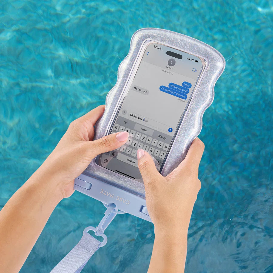 Case Mate Waterproof Phone Case-Wavy Mist Sparkle