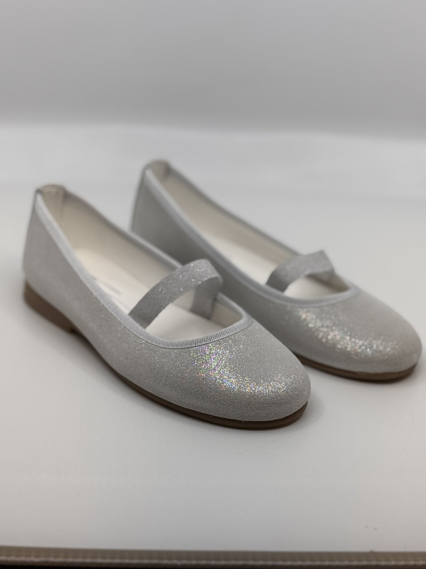 MARIA CATLAN PUTINI BALLET FLAT- CHAMPAGNE OR SILVER