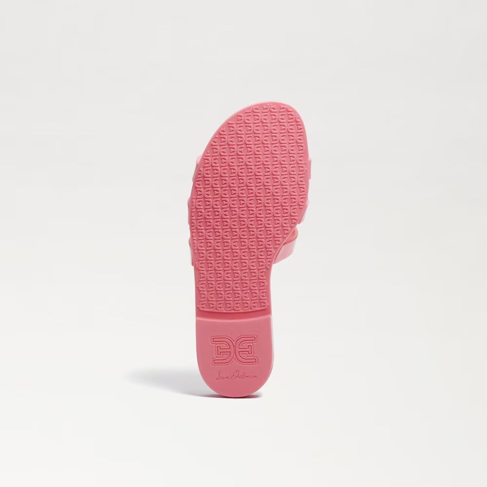 SAM EDELMAN JELLY BAY SLIDE- PINK