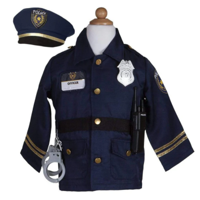 POLICE OFFICER SET WITH ACCESSORIES SIZE 5-6