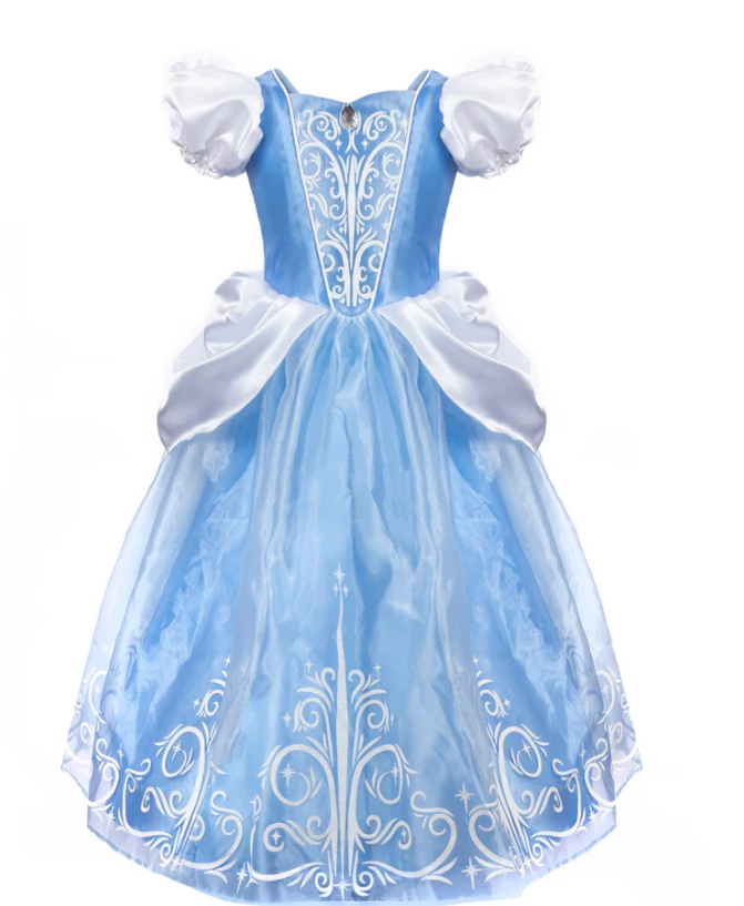 GREAT PRETENDERS ONCE UPON A PRINCESS GLASS SLIPPER DRESS SIZE 5-6