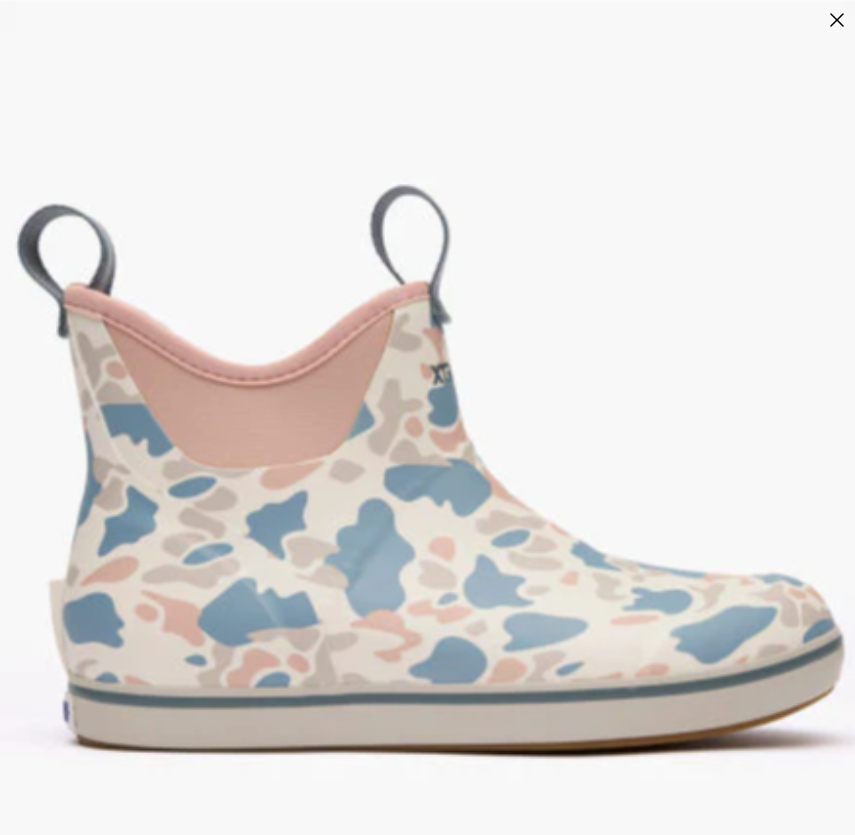 WOMEN'S XTRATUF ANKLE DECK BOOT- DUCK CAMO