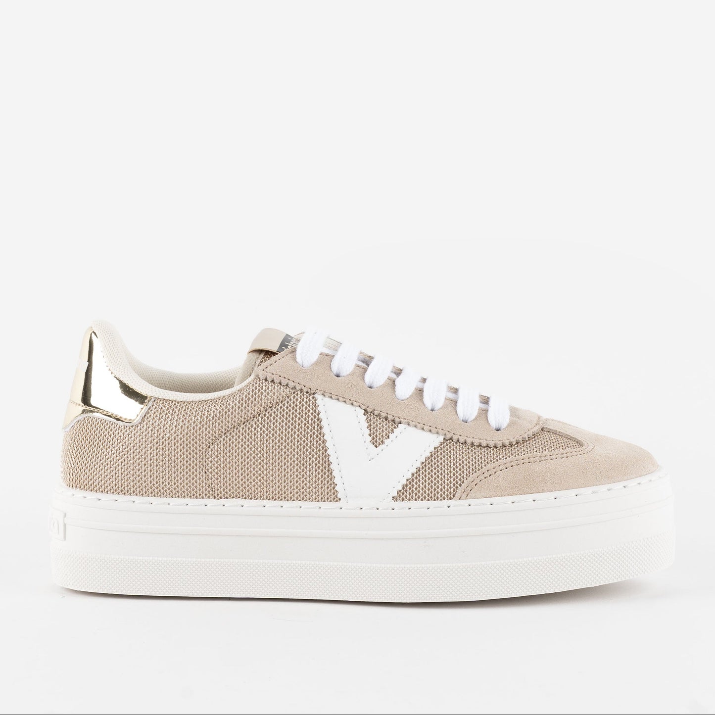 VICTORIA WOMENS PLATFORM BARCELONA- PLATINUM MESH