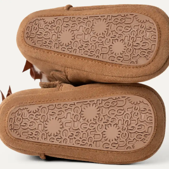 UGG BABY BAILEY BOW - CHESTNUT