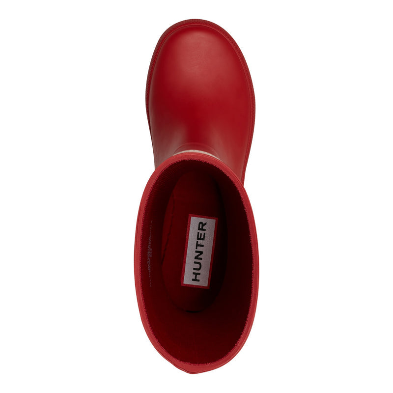 HUNTER KIDS 1ST CLASSIC RAIN BOOT-MILITARY RED
