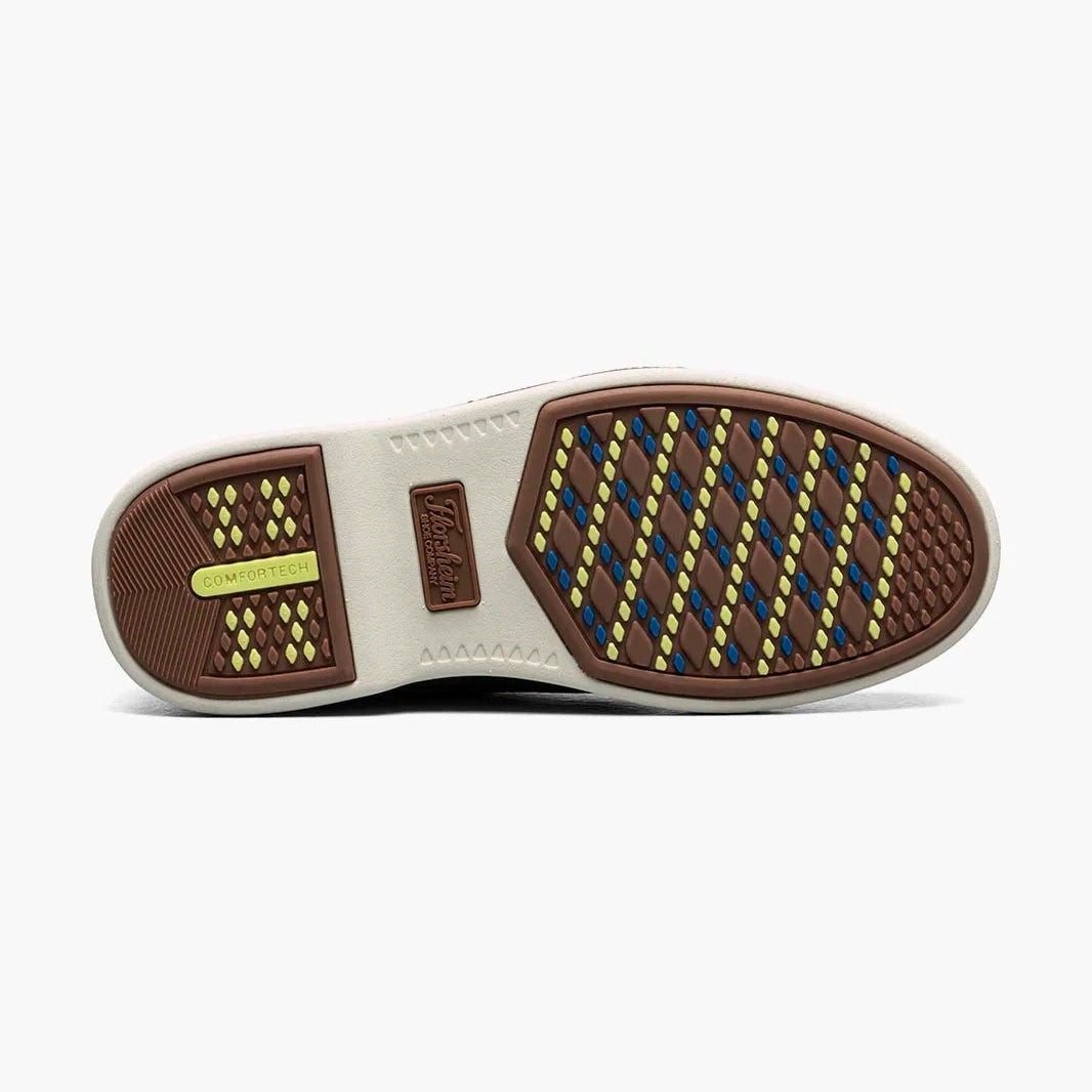 FLORSHEIM BOYS HIGHLAND JR CANVAS OXFORD-TAUPE