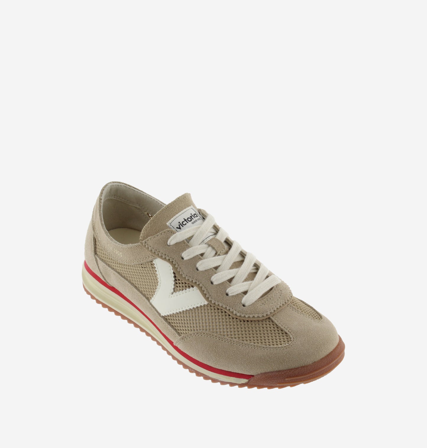 VICTORIA SATURNO MESH SNEAKER-BEIGE