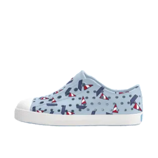 NATIVE JEFFERSON PRINT-SHARKS OR SAILBOATS