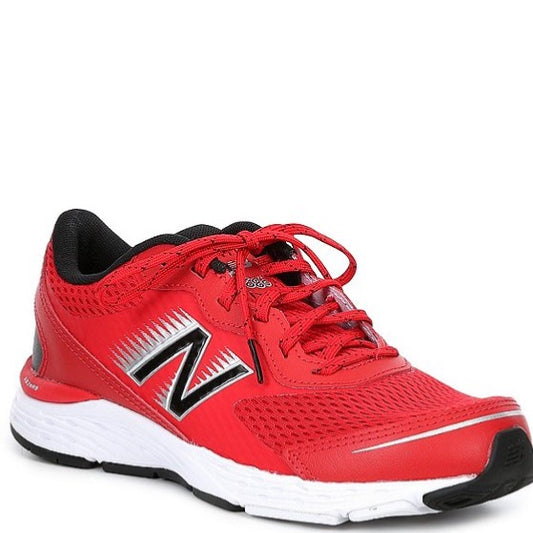 NEW BALANCE 680 V6 LEATHER AND MESH  LACE UP