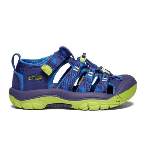 The supportive Keen Newport H2 sandal can take anything a kid can dish out. An adjustable hook-and-loop strap lets kids put them on themselves, and quick-drying webbing is perfect in and out of the water. Hook and loop strap over instep PFC-Free materials Secure fit lace capture system All KEEN water sandals are machine washable. Use a small amount of detergent, wash on gentle cycle and air dry.
