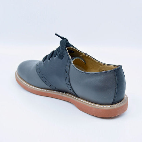 LEATHER SADDLE OXFORD LEATHER