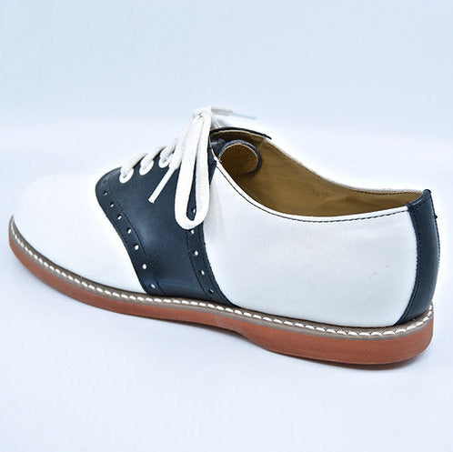 WHITE/BLACK SADDLE OXFORD, SCHOOL SHOES