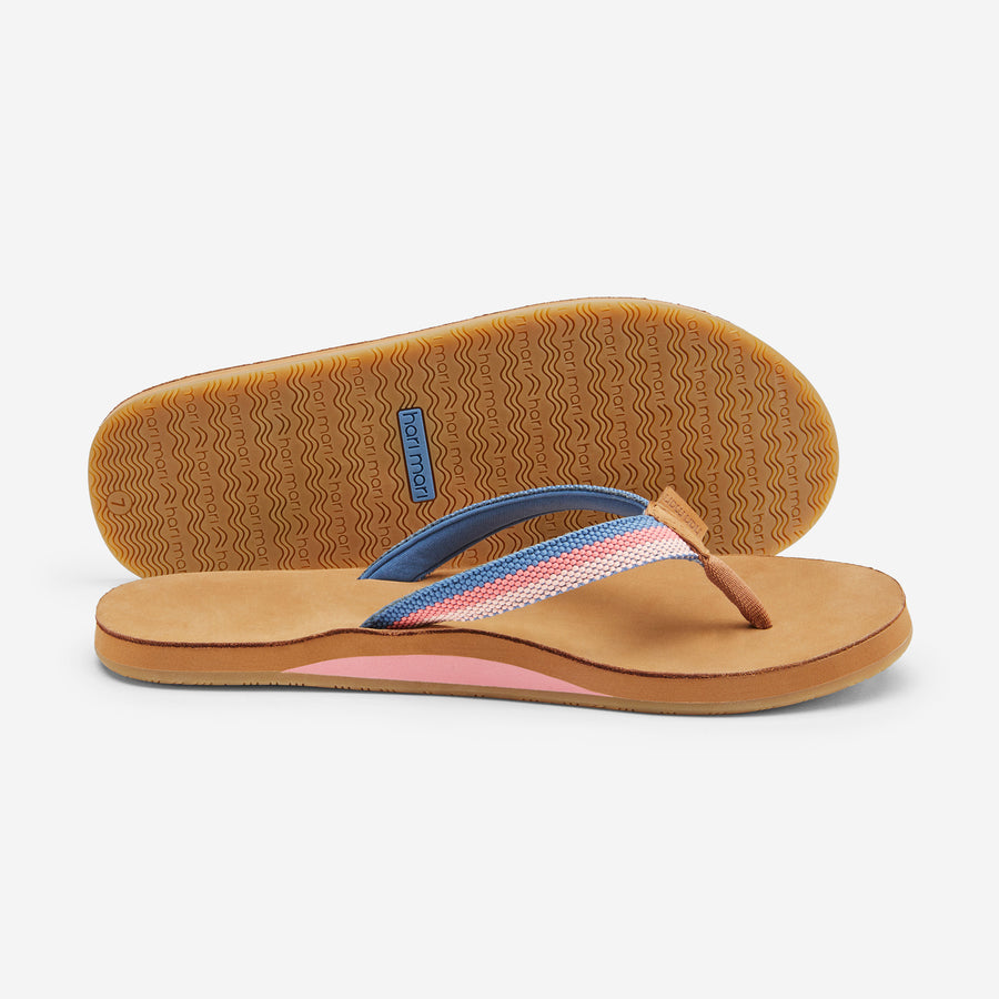 MemoryFoamToe™ Post eliminates break-in period for instant comfort Color-blocked, memory foam-lined nylon strap steps up water-wicking grip Buttery-smooth nubuck leather foot bed, with cupped heel for stability Molded rubber outsole with beveled edge provides sureness of step Boat-safe outsoles provide extra grip with 100% rubber traction