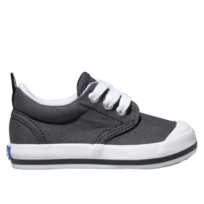 Sporty and versatile, Keds’ Graham is a classic canvas sneaker built with the energy and adventures of little kids in mind. From the cushy memory foam footbed to the durable rubber outsole for traction, they’ll enjoy comfortable play all day.
