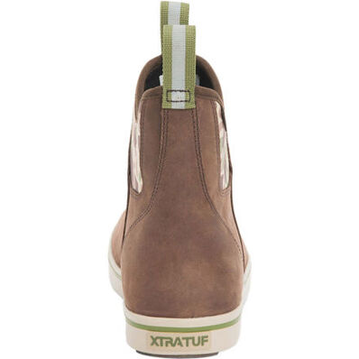XTRATUF LEATHER DECK BOOT - BROWN/DUCK CAMO (MEN'S)