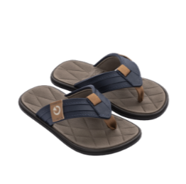 CARTAGO FLIP FLOPS FOR BOYS - NAVY OR BROWN