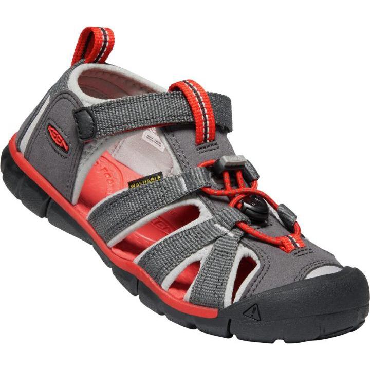 machine washable. Use a small amount of detergent, wash on gentle cycle, and air dry. Hook and loop strap over instep Multi directional lug pattern for increased traction PFC-Free materials Secure fit lace capture system