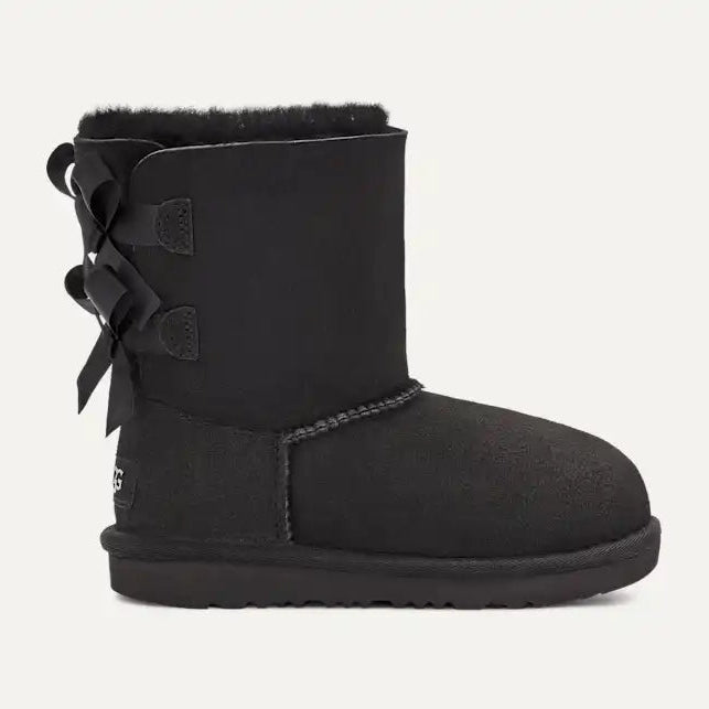 GIRLS UGG MINI BAILEY BOW-BLACK