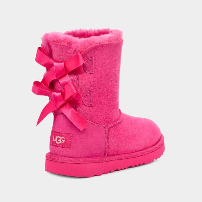 UGG BAILEY BOW II SUEDE WATER REPELENT- BERRY