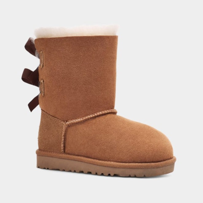 UGG BAILEY BOW II SUEDE WATER REPELENT- CHESTNUT