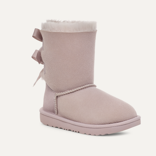 UGG BAILEY BOW II- SUEDE WATER REPELENT-PALE SMOKE