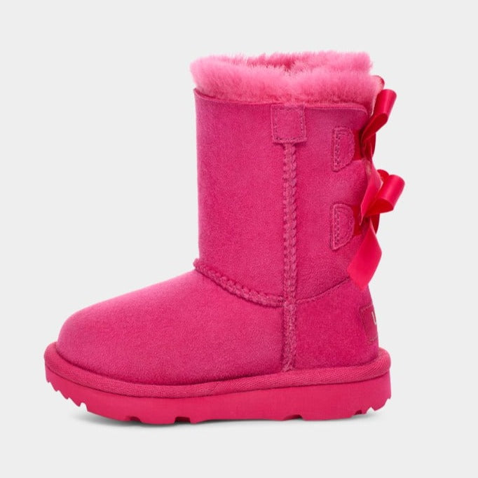 UGG BAILEY BOW II SUEDE WATER REPELENT- BERRY / TODDLERS