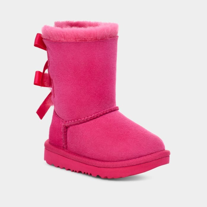 UGG BAILEY BOW II SUEDE WATER REPELENT- BERRY