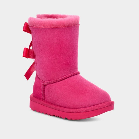UGG BAILEY BOW II SUEDE WATER REPELENT- BERRY / TODDLERS