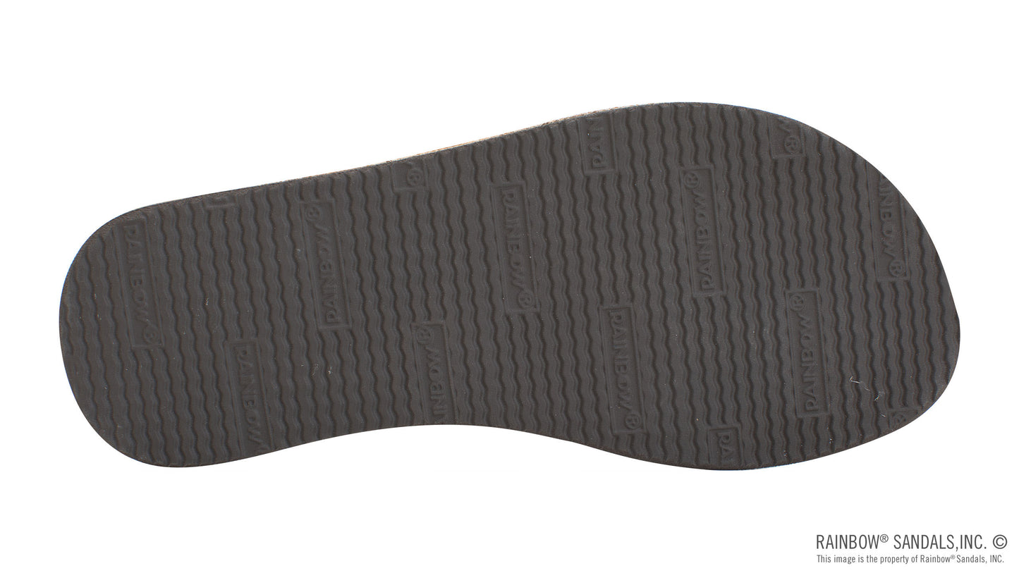 RAINBOW KIDS FLIRTY BRAIDY SANDAL-SIERRA BROWN
