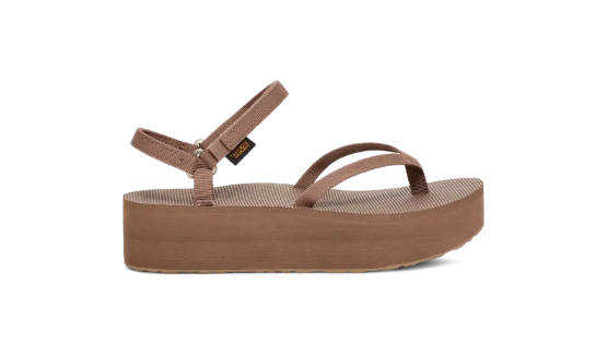 WOMENS FLATFORM SANDAL SLIM-CARIBOU