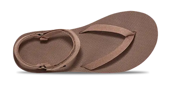 WOMENS FLATFORM SANDAL SLIM-CARIBOU