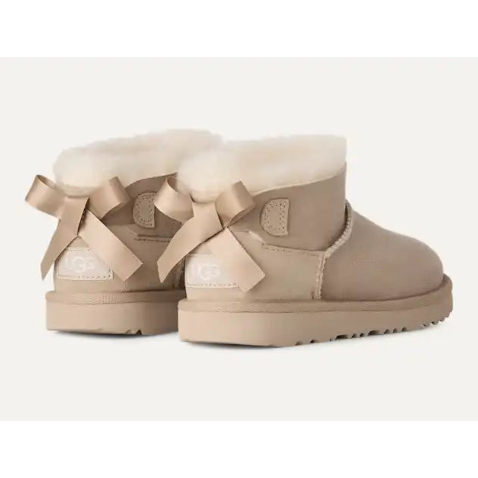 GIRLS UGG ULTRA MINI BAILEY BOW-SAND