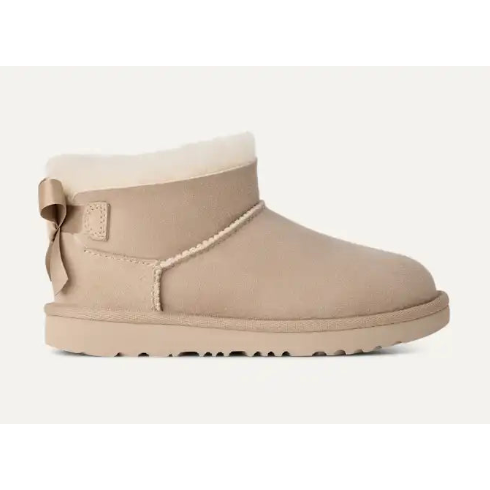 GIRLS UGG ULTRA MINI BAILEY BOW-SAND