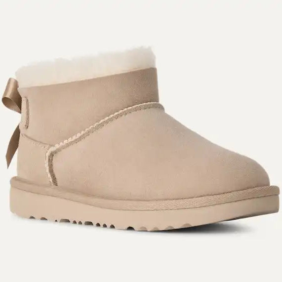 GIRLS UGG ULTRA MINI BAILEY BOW-SAND