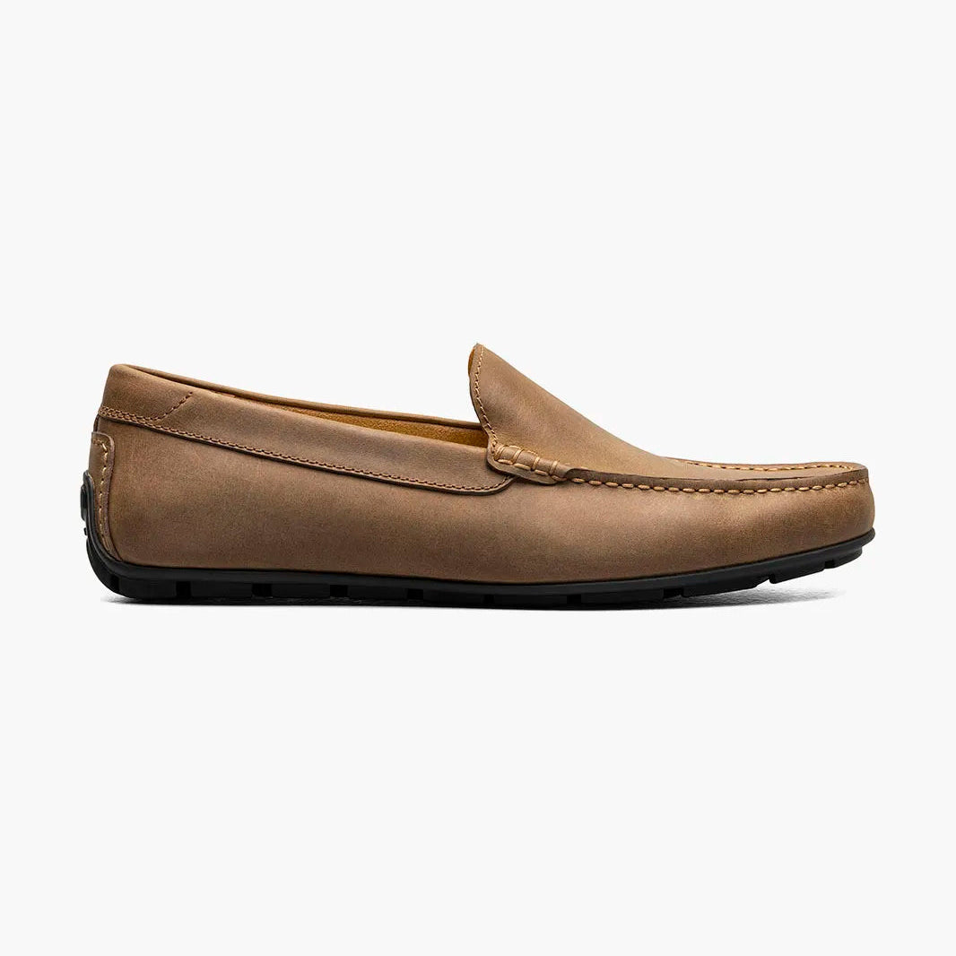 FLORSHEIM MENS MOTOR VENETIAN LOAFER-CRAZY HORSE BROWN