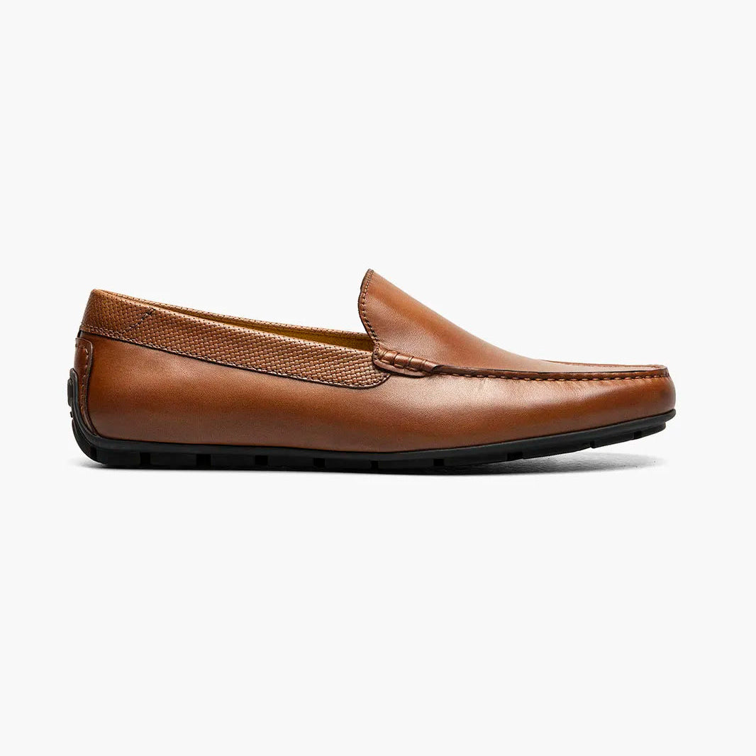 FLORSHEIM MENS MOTOR VENETIAN DRIVER -COGNAC