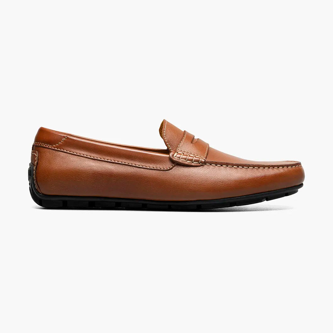 FLORSHEIM MENS MOTOR SMOOTH PENNY DRIVER-COGNAC