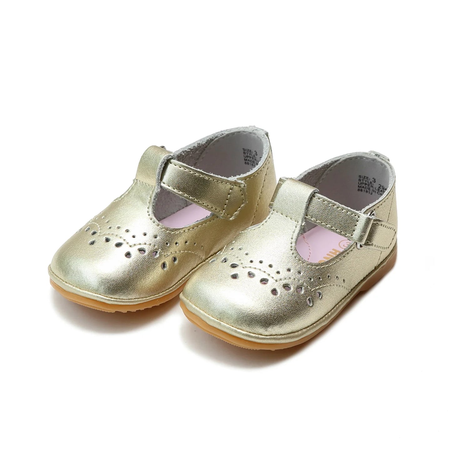 LAMOUR ANGEL BABY BIRDIE T-STRAP-GOLD