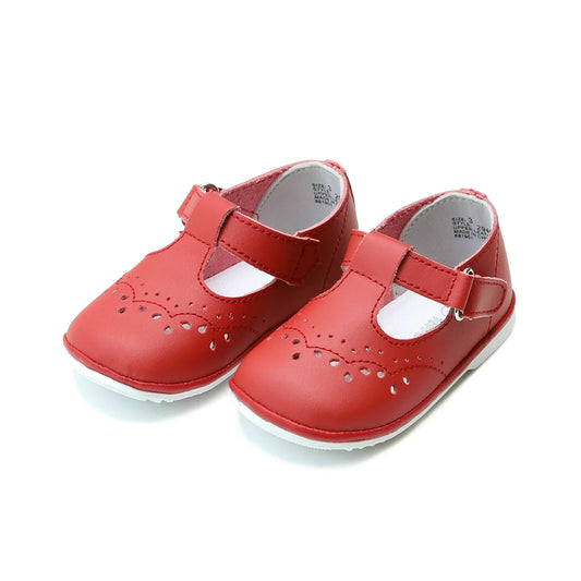 LAMOUR ANGEL BABY BIRDIE T-STRAP-RED