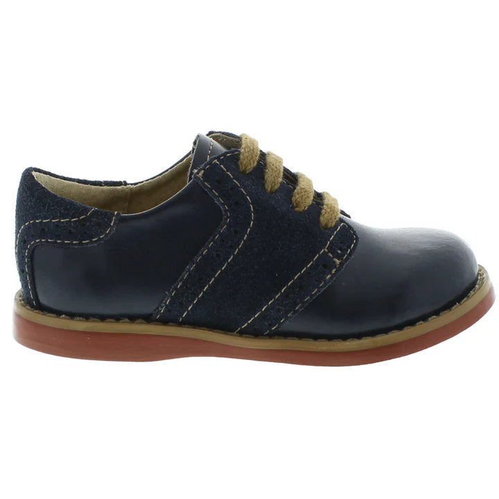 FOOTMATES TODDLER CONNOR SADDLE OXFORD-ROYAL/NAVY